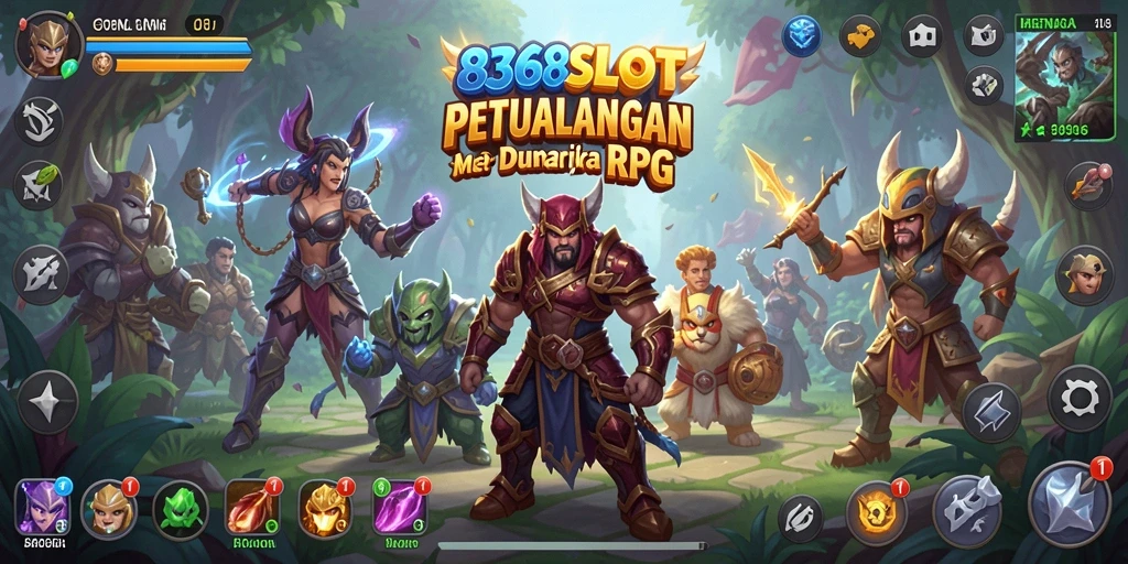 Tampilan gameplay yang menegangkan di 8368SLOT dengan petualangan RPG yang mendebarkan.
