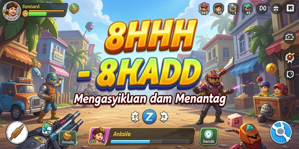 Screenshot 8HHH menunjukkan aksi seru dalam gameplay Arcade.