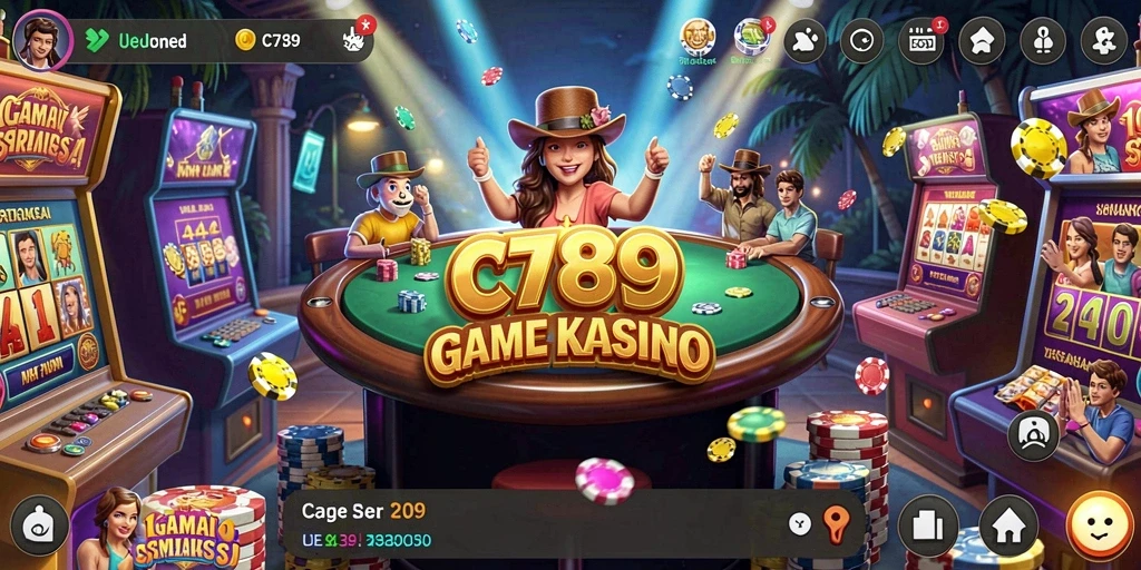 Tampilan menarik dari gameplay C789 yang penuh aksi Kasino.