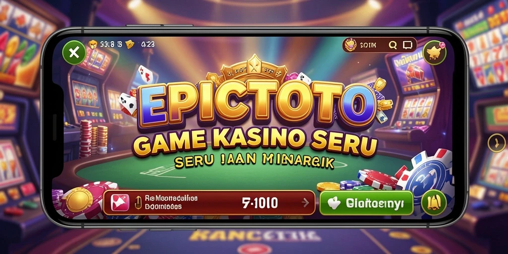 Tampilan gameplay seru dan menarik dari EPICTOTO.