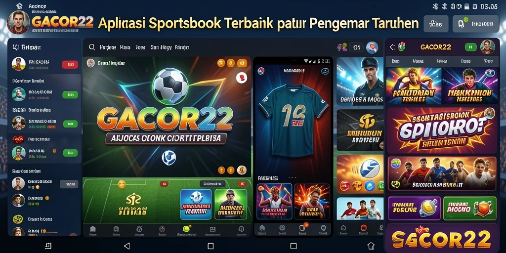 Tampilan utama GACOR22 dengan opsi taruhan olahraga yang beragam.