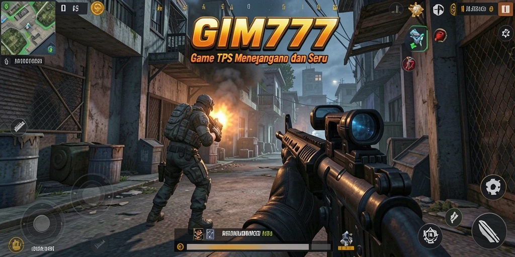 Tampilan gameplay seru dan menegangkan di GIM777.
