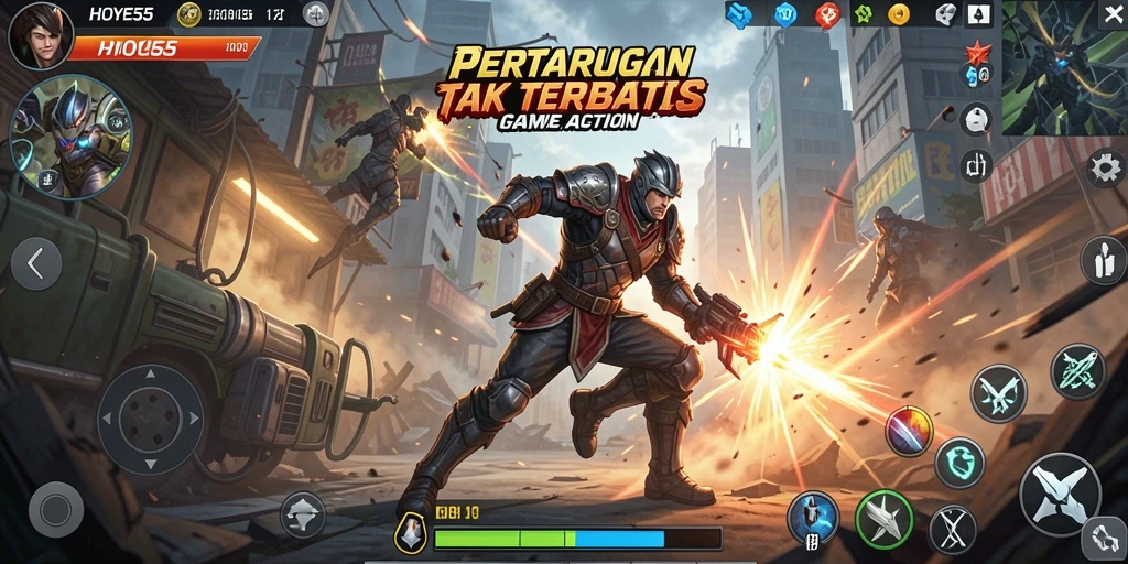 Tampilan intens dari pertempuran seru di HOYE55.