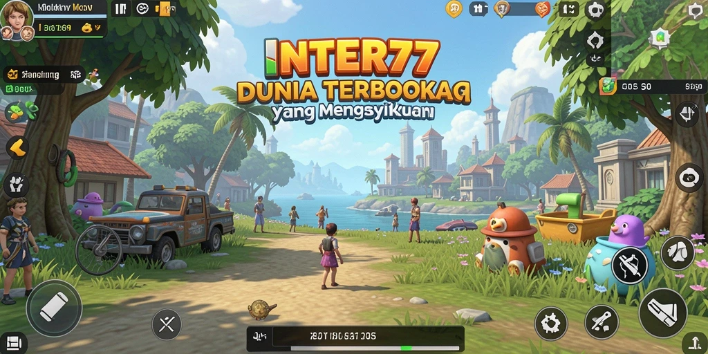 Tangkapan layar yang menunjukkan petualangan Open World yang menakjubkan.