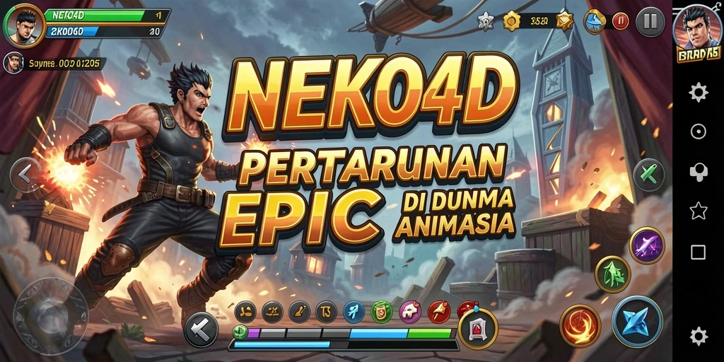 Tampilan seru dari gameplay <strong>NEKO4D</strong> menunjukkan pertarungan yang mendebarkan dan penuh aksi.