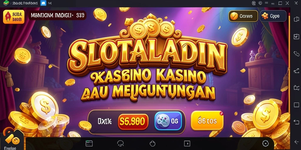 Tampilan menarik dari gameplay SLOTALADIN yang seru.