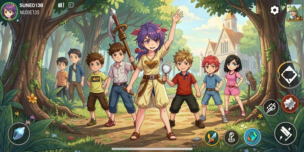 Screenshot utama SUNEO138 menampilkan momen seru dalam gameplay Anime.