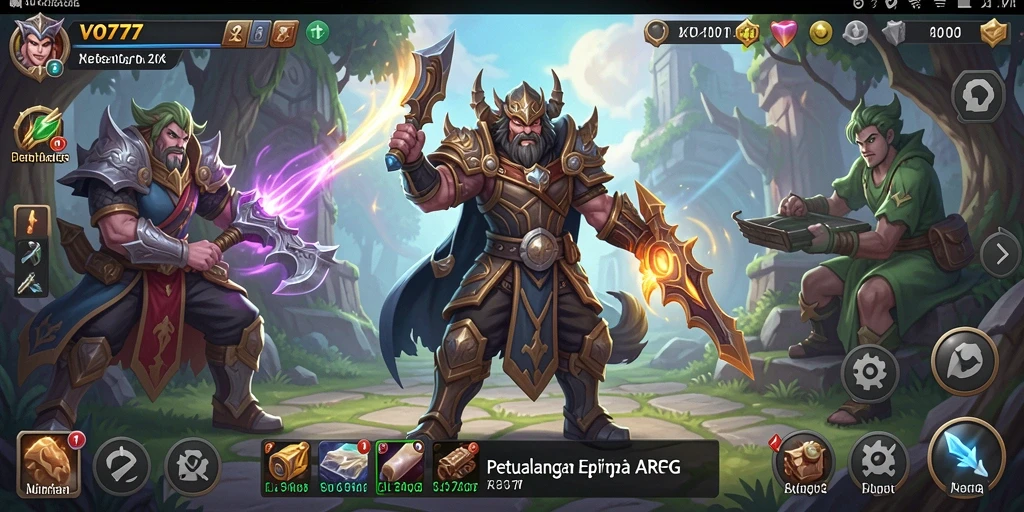 Tampilan aksi seru dalam gameplay VO777 yang mendebarkan.
